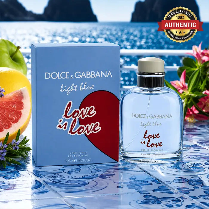 Dolce & Gabbana Light Blue Love Is Love 125ML perfume with elegant bottle and luxury feminine from  Perfumesouq Qatar