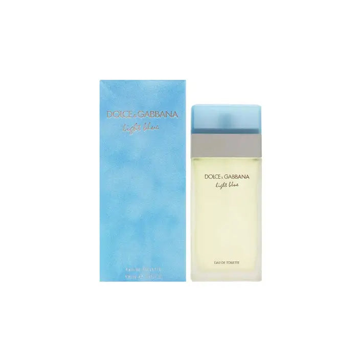 Dolce & Gabbana Light Blue summer fragrance with fresh citrus aroma and elegant blue perfume bottle from Perfumesouq Qatar