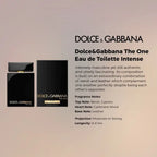 Dolce & Gabbana The One Eau de Parfum Intense bottle with premium luxury fragrance styling from  Perfumesouq Qatar