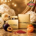 Dolce & Gabbana The One Gold Eau de Parfum 50ML with elegant gold bottle and luxury packaging in Perfumesouq Qatar