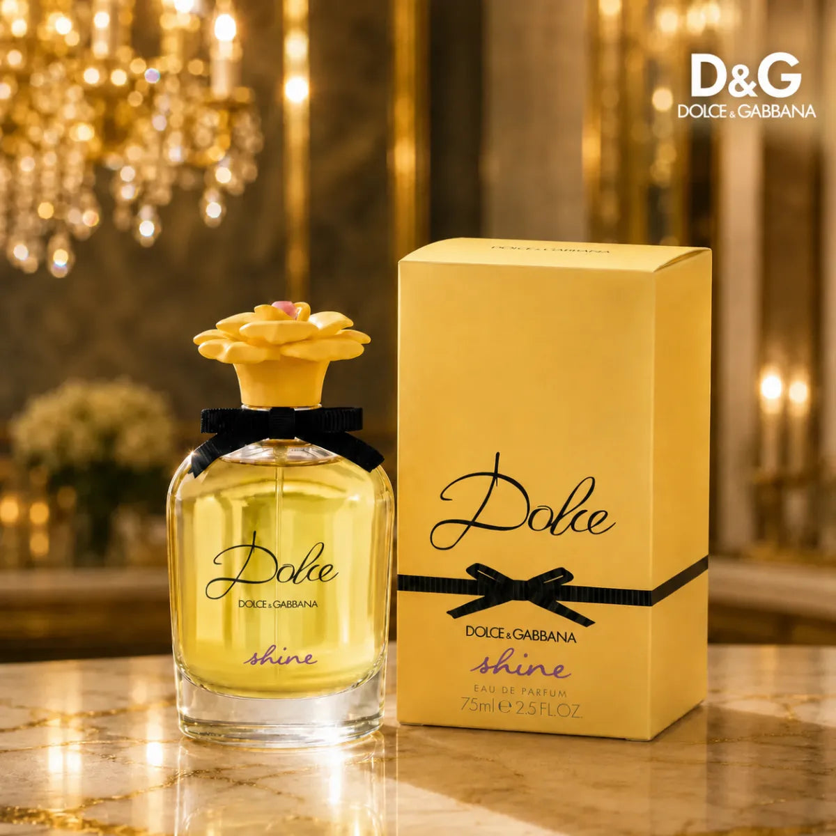 Buy Dolce & Gabbana Dolce Shine Eau de Parfum 75ml online in Qatar for best price | Perfumesouq Qatar