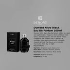 Dumont Nitro Black EDP 100ml luxury fragrance at best price in Qatar, authentic and genuine product - perfumesouq Qatar