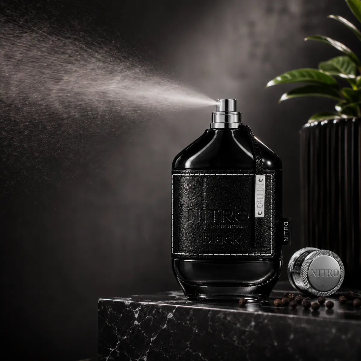 Original Dumont Nitro Black Eau De Parfum 100ml authentic luxury fragrance at best price in Qatar - perfumesouq Qatar
