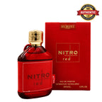 Dumont Nitro Red Eau De Parfum 100ml online in Qatar at best price, premium citrus woody scent - perfumesouq Qatar