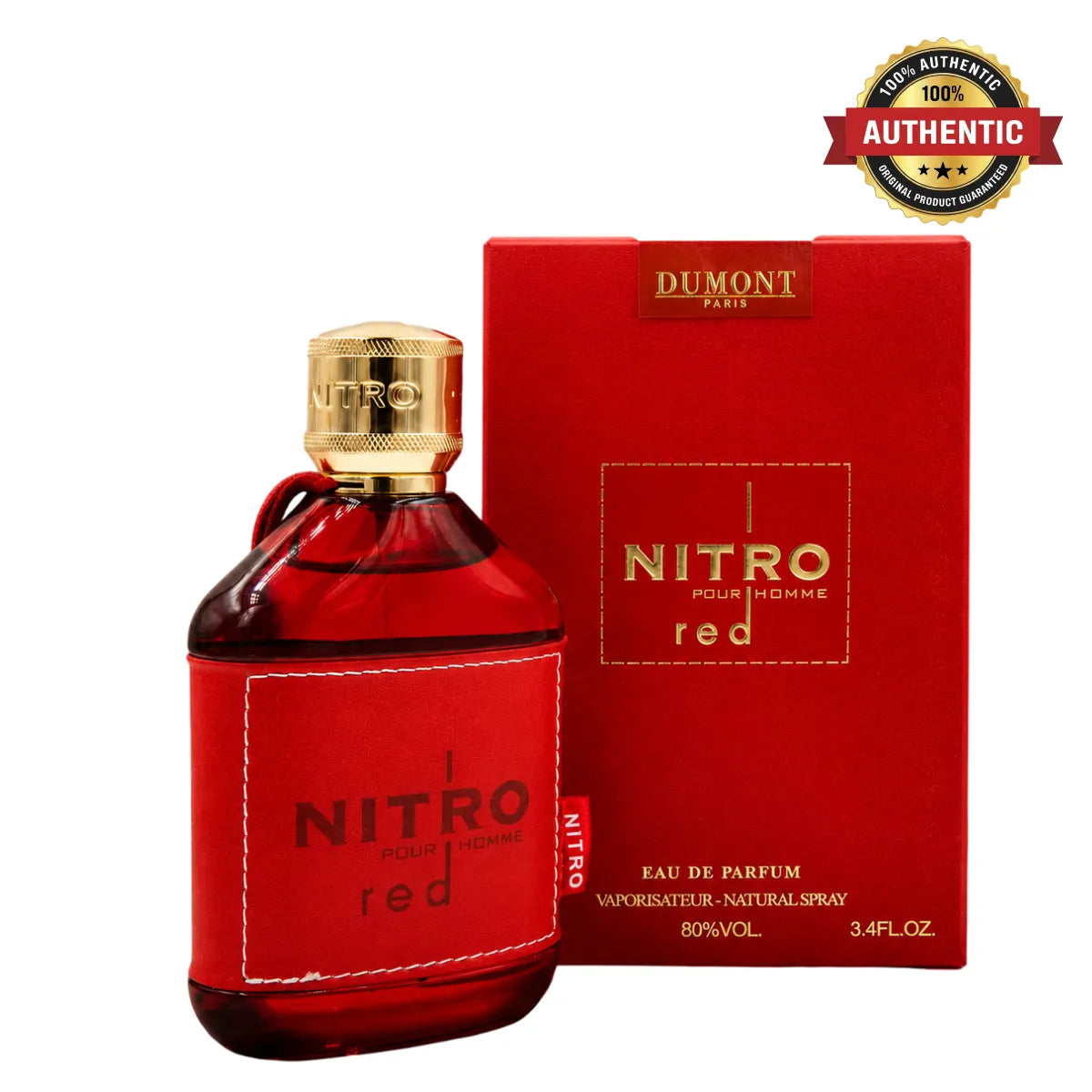 Dumont Nitro Red Eau De Parfum 100ml online in Qatar at best price, premium citrus woody scent - perfumesouq Qatar