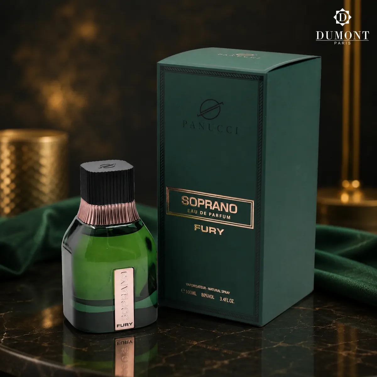 Buy Dumont Soprano Fury Eau De Parfum 100ml online in Qatar for best price, luxury woody spicy fragrance - perfumesouq Qatar