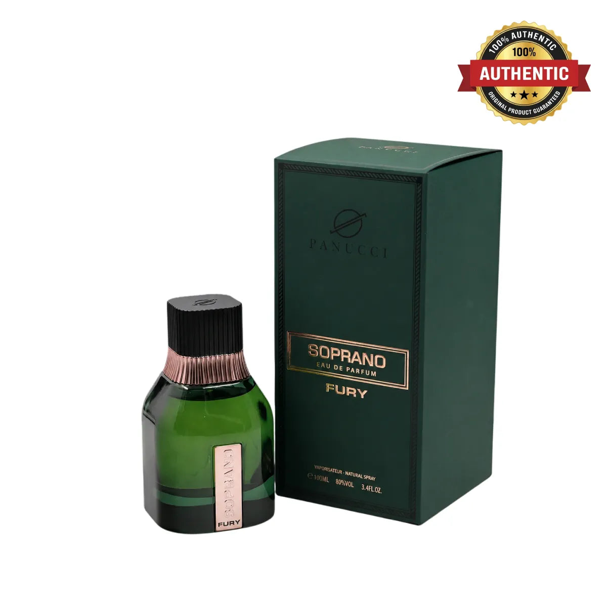 Dumont Soprano Fury Eau De Parfum 100ml online in Qatar at best price, premium aromatic woody scent - perfumesouq Qatar
