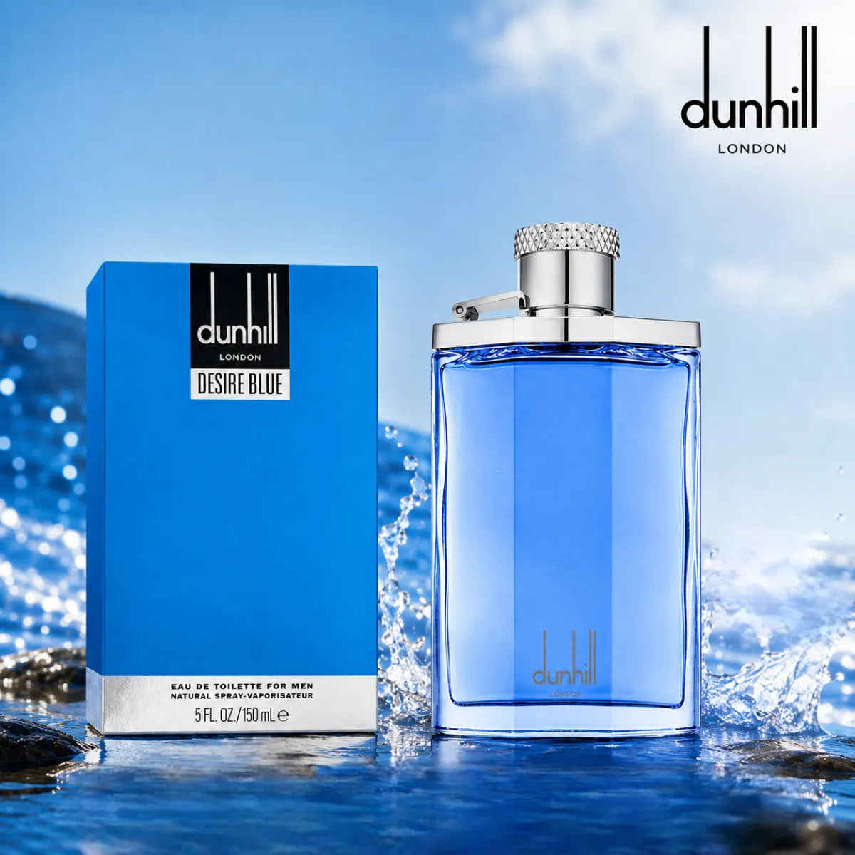 Buy Dunhill Desire Blue Eau de Toilette 100ML online in Qatar for best price | Perfume Souq Qatar