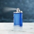 Spraying mist Dunhill Desire Blue Eau de Toilette 100ML perfume bottle | Perfume Souq Qatar