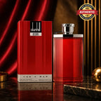 Dunhill Desire Red Eau de Toilette 100ML with bold red bottle and warm woody masculine fragrance from Perfumesouq Qatar