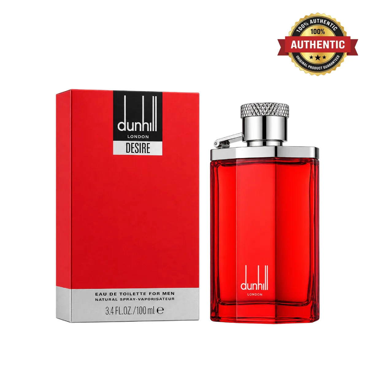 Dunhill Desire Red Eau de Toilette 100 ml luxury men's fragrance bottle perfumesouq qatar