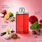 Dunhill Desire Red Eau de Toilette 100 ml premium men's perfume with elegant design perfumesouq qatar