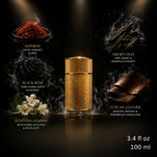 Dunhill Icon Absolute luxury fragrance with smoky woody scent and premium masculine packaging from Perfumesouq Qatar