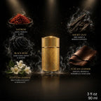 Dunhill Icon Absolute luxury fragrance with smoky woody scent and premium masculine packaging from Perfumesouq Qatar