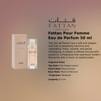 Fattan Pour Femme EDP for women with smooth feminine scent and long-lasting feel from Perfumesouq Qatar