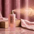 Fattan Pour Femme EDP 50 ml  spray with soft mist highlighting elegant feminine fragrance from Perfumesouq Qatar