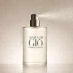 Giorgio Armani fresh aquatic perfume with marine accords and sophisticated Eau de Toilette bottle in Perfumesouq Qatar