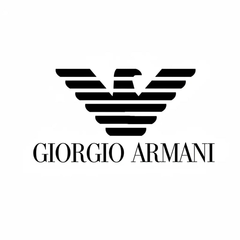 Giorgio Armani logo with eagle emblem and classic serif wordmark — discover authentic Giorgio Armani perfume in Qatar at Perfumesouq Qatar