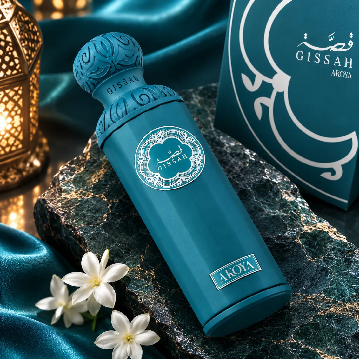 Gissah Akoya Eau De Parfum 200ml for best price in Qatar, elegant woody fragrance with long-lasting scent - perfumesouq Qatar