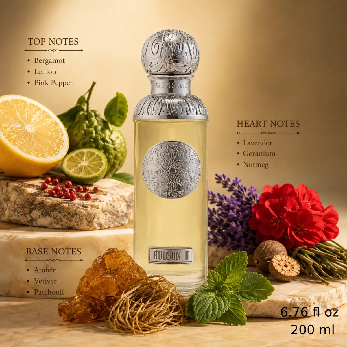 Authentic Gissah Hudson II Eau De Parfum 200ml for best price with fast delivery - perfumesouq Qatar