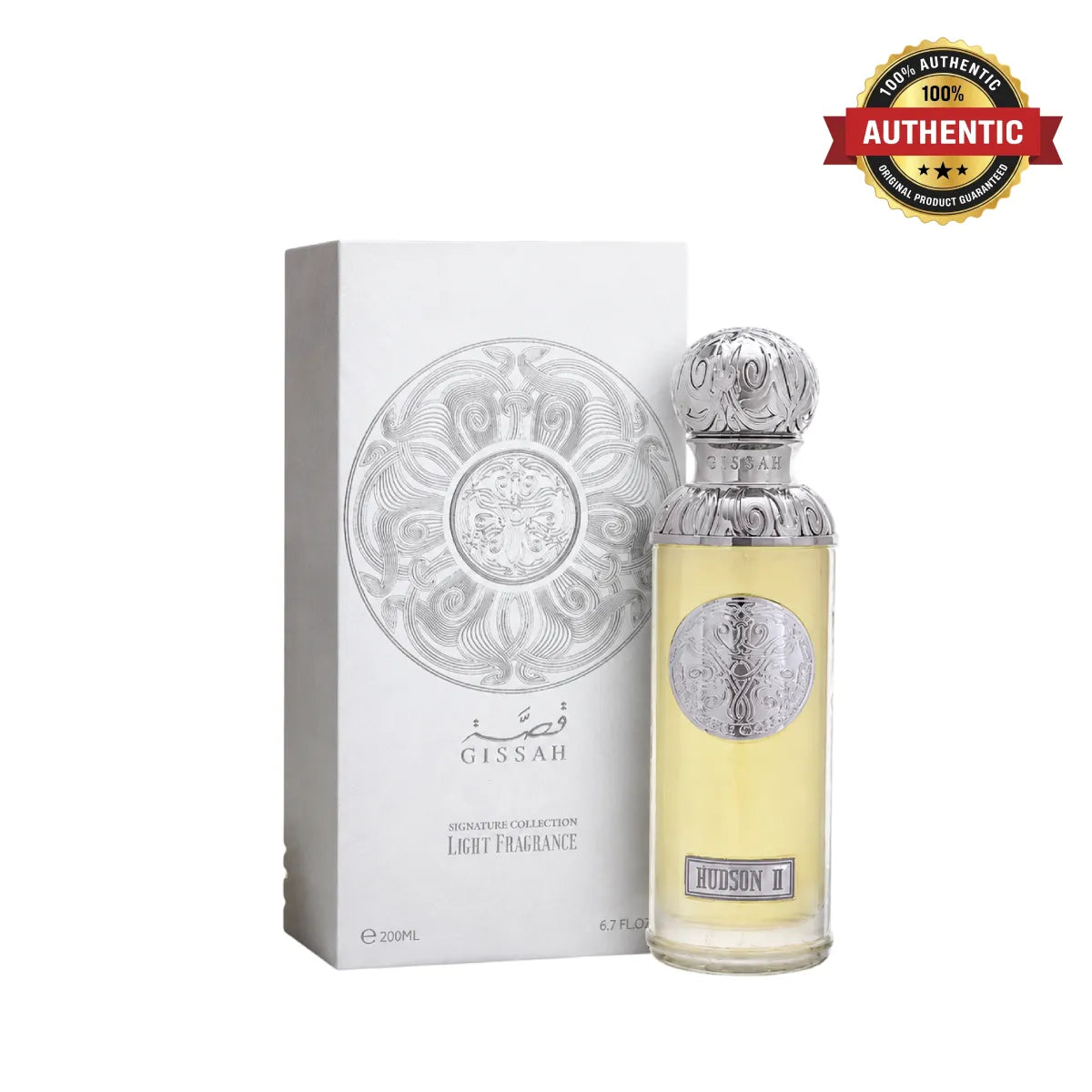 Gissah Hudson II Eau De Parfum 200ml online in Qatar at best price, premium fresh woody scent - perfumesouq Qatar