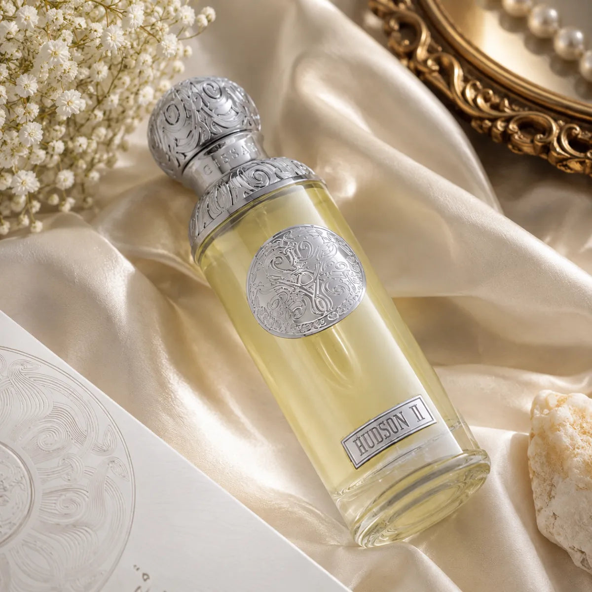 Gissah Hudson II Eau De Parfum 200ml for best price in Qatar, elegant woody fragrance with long-lasting scent - perfumesouq Qatar