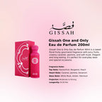 Gissah One and Only EDP 200ml luxury fragrance at best price in Qatar, authentic and genuine product - perfumesouq Qatar