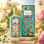 Buy Gucci Flora Gorgeous Jasmine Eau De Parfum 100ml online in Qatar for best price, luxury jasmine floral fragrance - perfumesouq Qatar