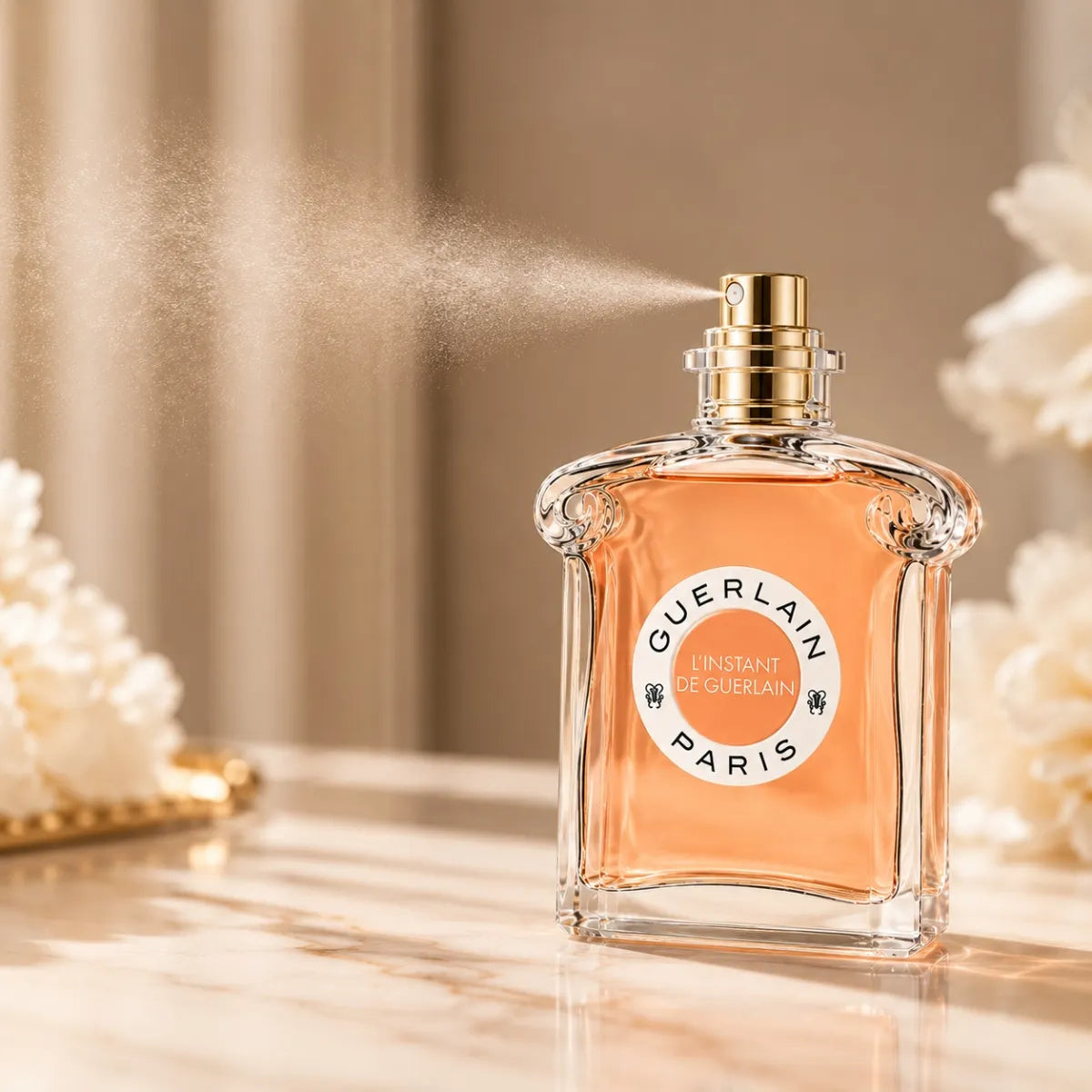 Guerlain L'Instant de Guerlain Eau de Parfum 75ml spraying fine perfume mist best price in online Perfumesouq Qatar