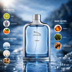 Jaguar Classic Blue Eau de Toilette 100ml fragrance notes with top, heart and base notes | Perfume Souq Qatar