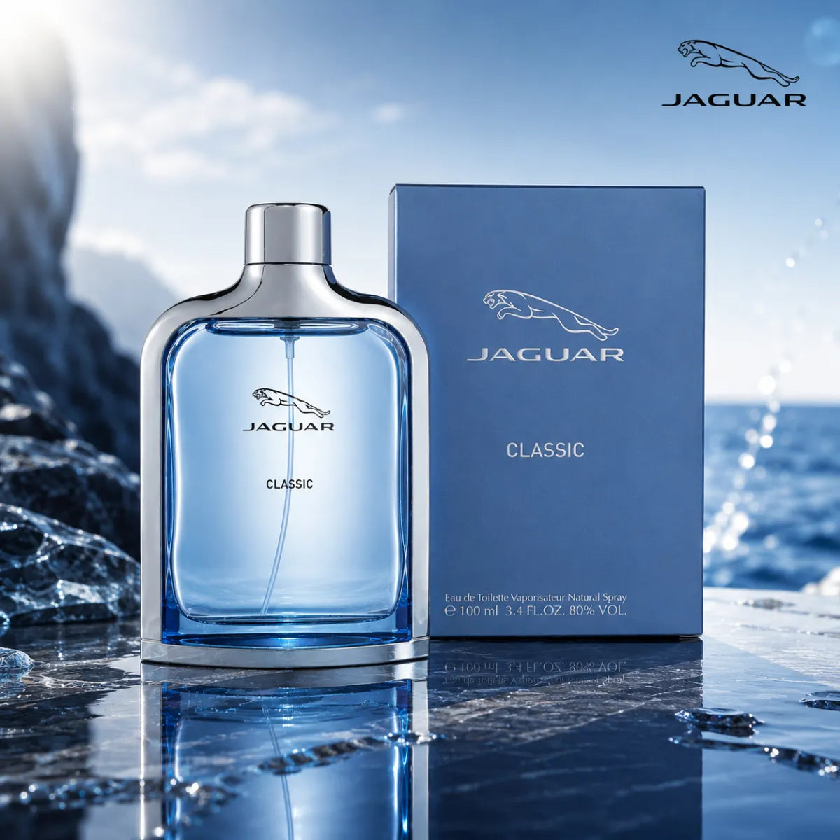 Buy Jaguar Classic Blue Eau de Toilette 100ml online in Qatar for best price | Perfume Souq Qatar