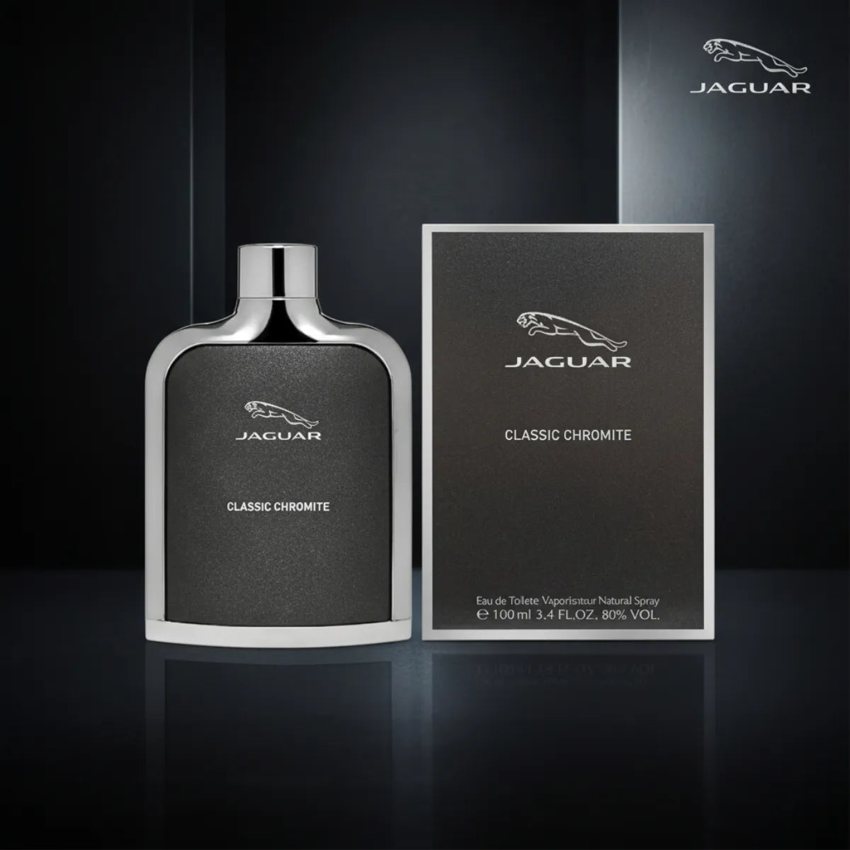 Buy Jaguar Classic Chromite Eau de Toilette 100ml online in Qatar for best price | Perfume Souq Qatar