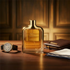 Luxury lifestyle image of Jaguar Classic Gold perfume | Perfume Souq Qatar