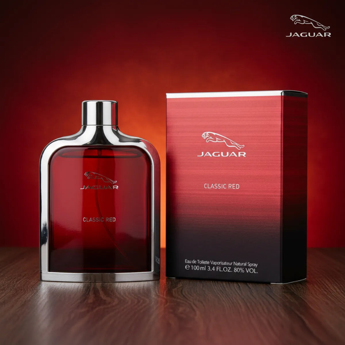 Buy Jaguar Classic Red Eau de Toilette 100ml online in Qatar for best price | Perfume Souq Qatar