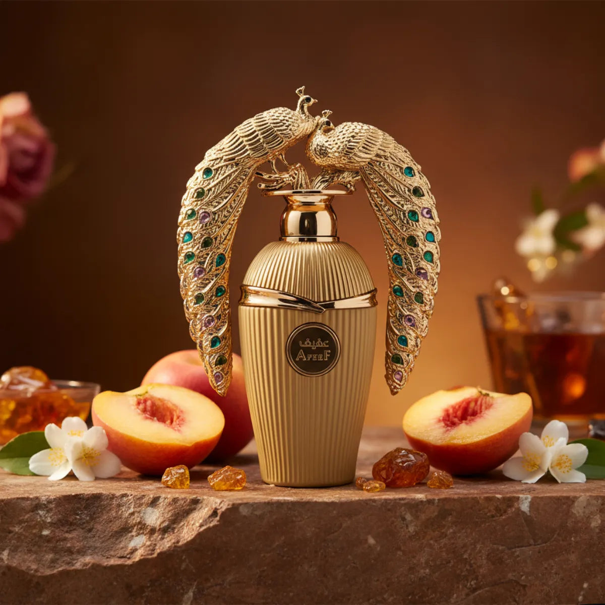 Luxury lifestyle image of Lattafa Afeef EDP perfume | Perfume Souq Qatar
