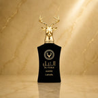 Discover Lattafa Al Noble Ameer EDP 100 ml, a premium unisex fragrance with warm woody and oriental notes Perfumesouq Qatar