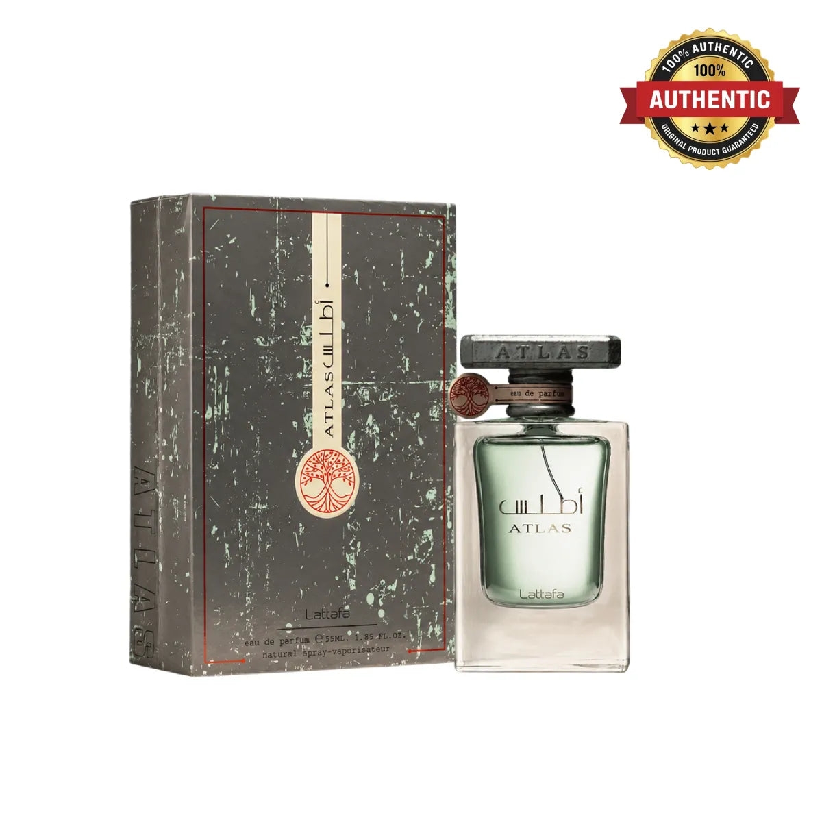 Lattafa Atlas Eau De Parfum 55ml online in Qatar at best price, fresh aquatic woody fragrance - Perfumesouq Qatar
