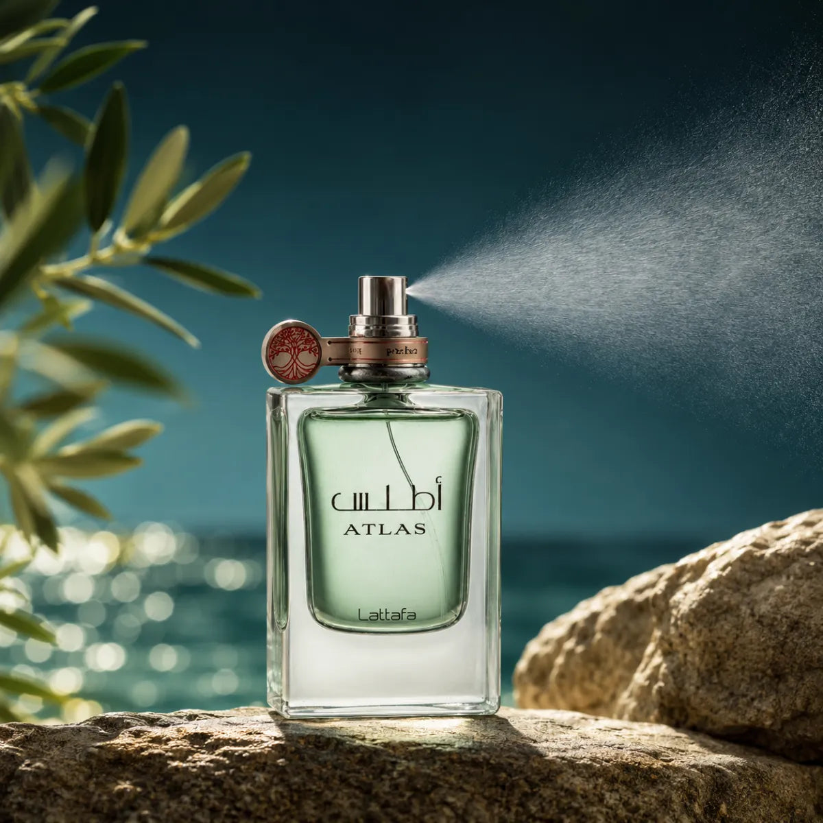 Original Lattafa Atlas Eau De Parfum 55ml authentic marine aroma at best price in Qatar, luxury fragrance - Perfumesouq Qatar