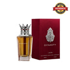 Lattafa Dynasty Eau De Parfum 100ml online in Qatar at best price, premium elegant sweet woody scent - perfumesouq Qatar