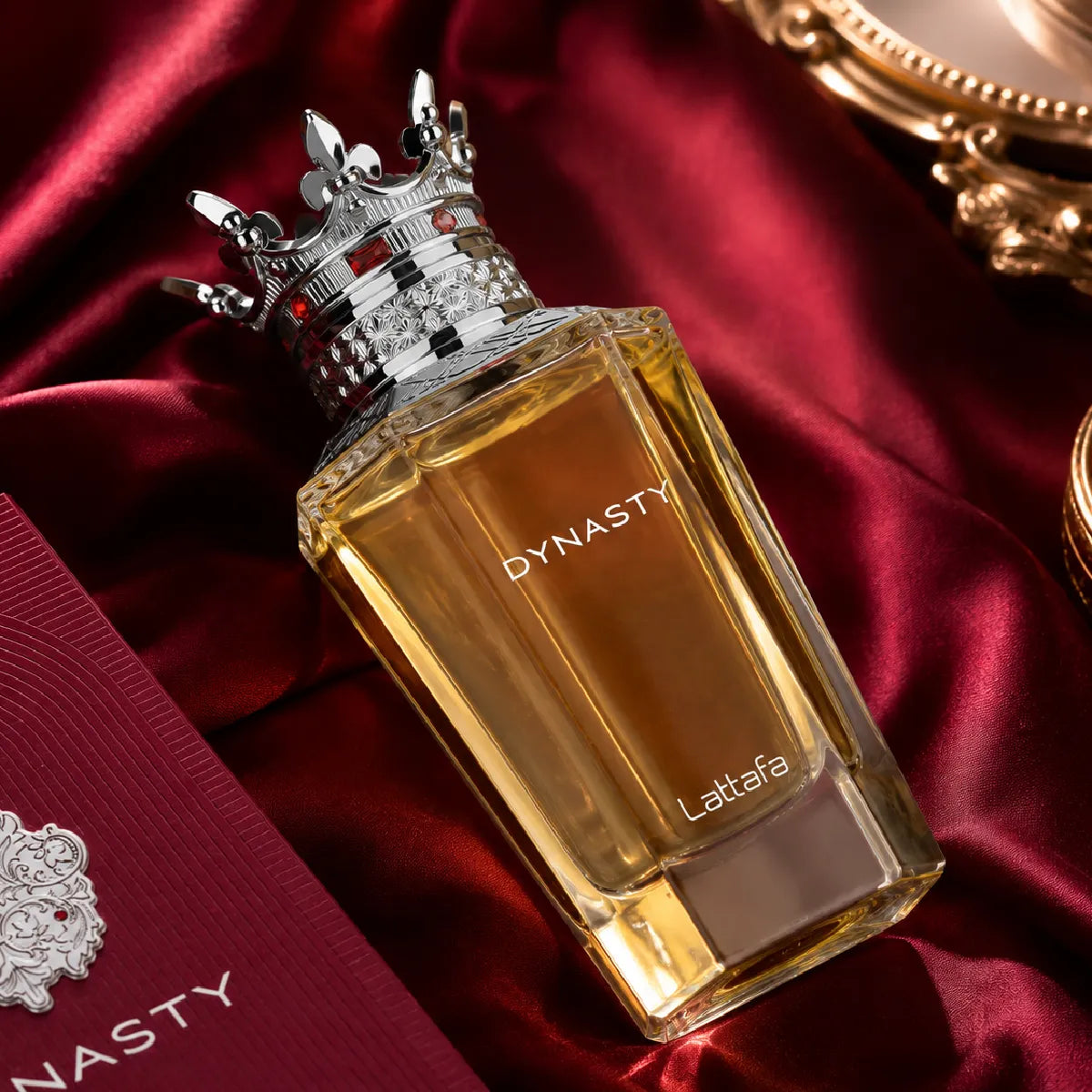 Lattafa Dynasty Eau De Parfum 100ml for best price in Qatar, rich oriental fragrance with long-lasting scent - perfumesouq Qatar