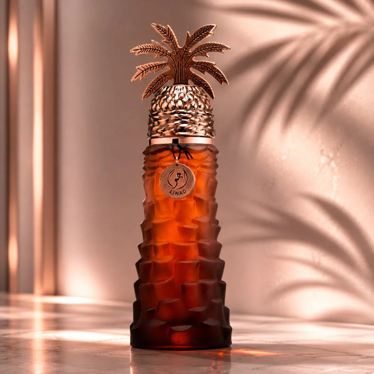 Lattafa Pride Ajwaa Eau de Parfum 90 ml with a luxurious gold-accented bottle and floral woody scent at Perfumesouq Qatar