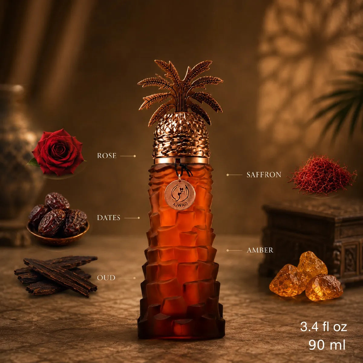 Lattafa Pride Ajwad EDP 90 ml fruity floral fragrance with jasmine, rose, vanilla and amber at Perfumeouq Qatar