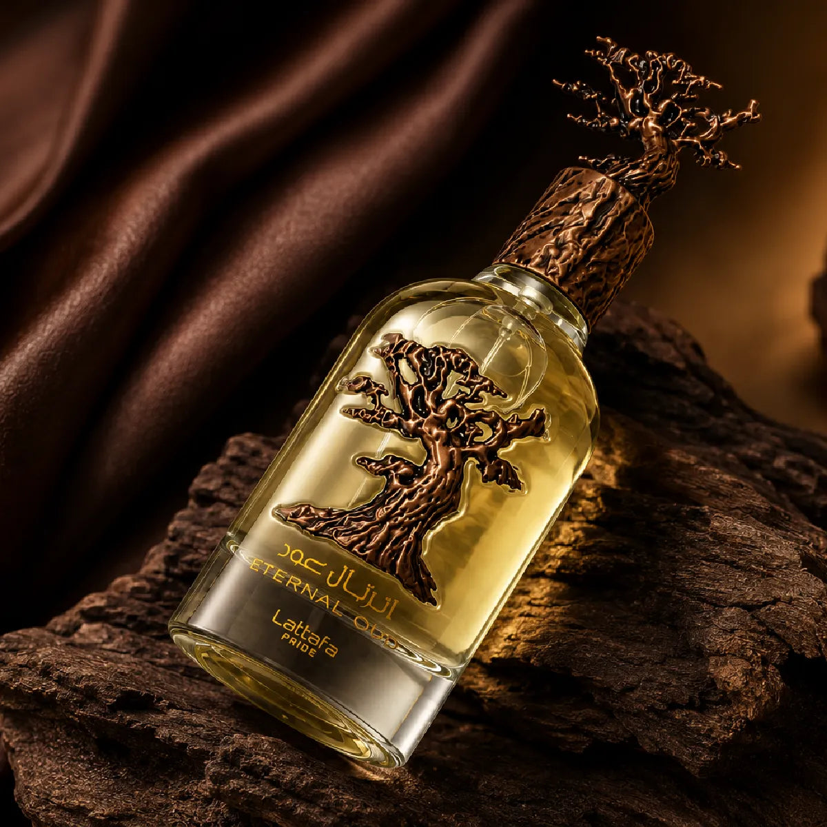 Lattafa Pride Eternal Oud Eau De Parfum 100ml for best price in Qatar, rich oud fragrance with long-lasting scent - perfumesouq Qatar