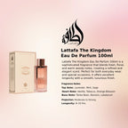 Lattafa The Kingdom EDP 100ml luxury fragrance at best price in Qatar, authentic and genuine product - Perfumesouq Qatar