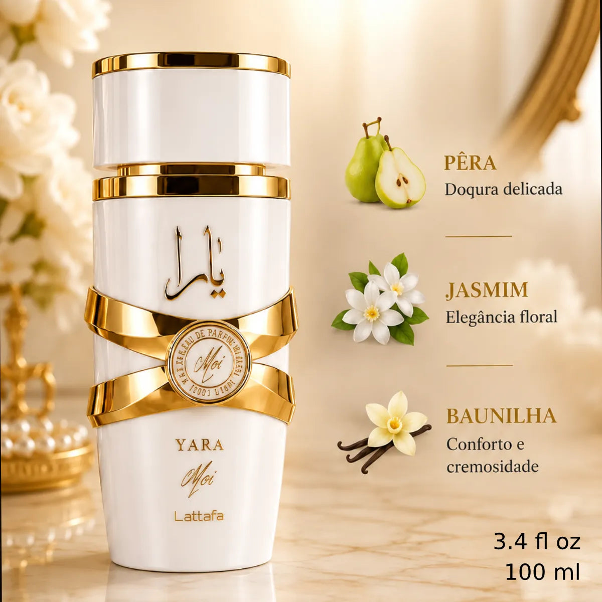 Authentic Lattafa Yara Moi Eau De Parfum 100ml for best price with fast delivery - perfumesouq Qatar