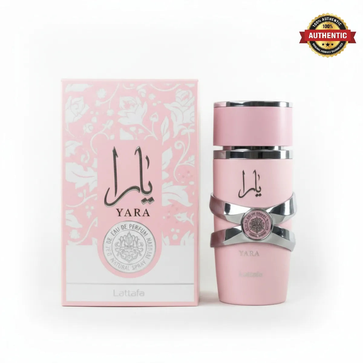 Lattafa Yara Pink EDP for Women with soft fruity-floral sweetness and creamy vanilla finish from Perfumesouq Qatar