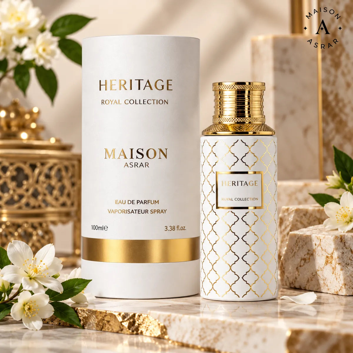 Buy Maison Asrar Heritage Eau De Parfum 100ml from Perfumesouq, Doha, Qatar.
