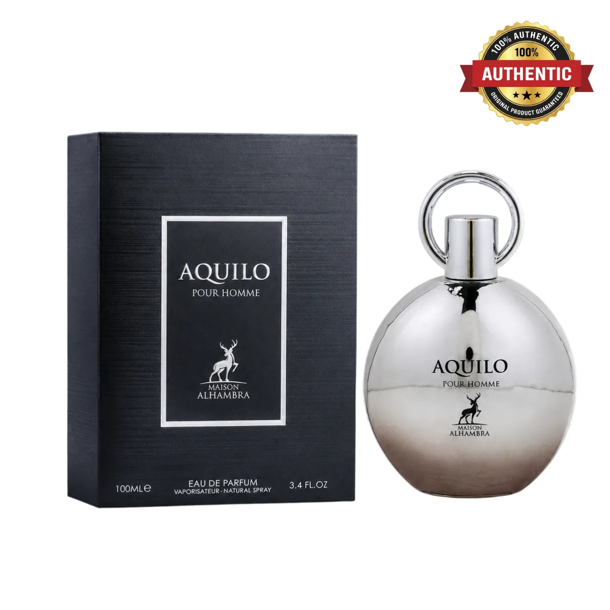 Maison Alhambra Aquilo Pour Homme Eau De Parfum 100ml online in Qatar at best price, premium fresh aromatic scent - perfumesouq Qatar