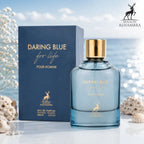 Buy Maison Alhambra Daring Blue For Life Eau De Parfum 100ml online in Qatar for best price, luxury fresh woody fragrance - perfumesouq Qatar