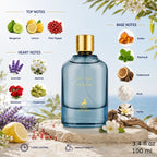 Authentic Maison Alhambra Daring Blue For Life Eau De Parfum 100ml for best price with fast delivery - perfumesouq Qatar